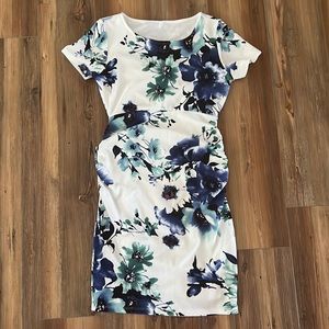 Pink Blush Floral Maternity Dress